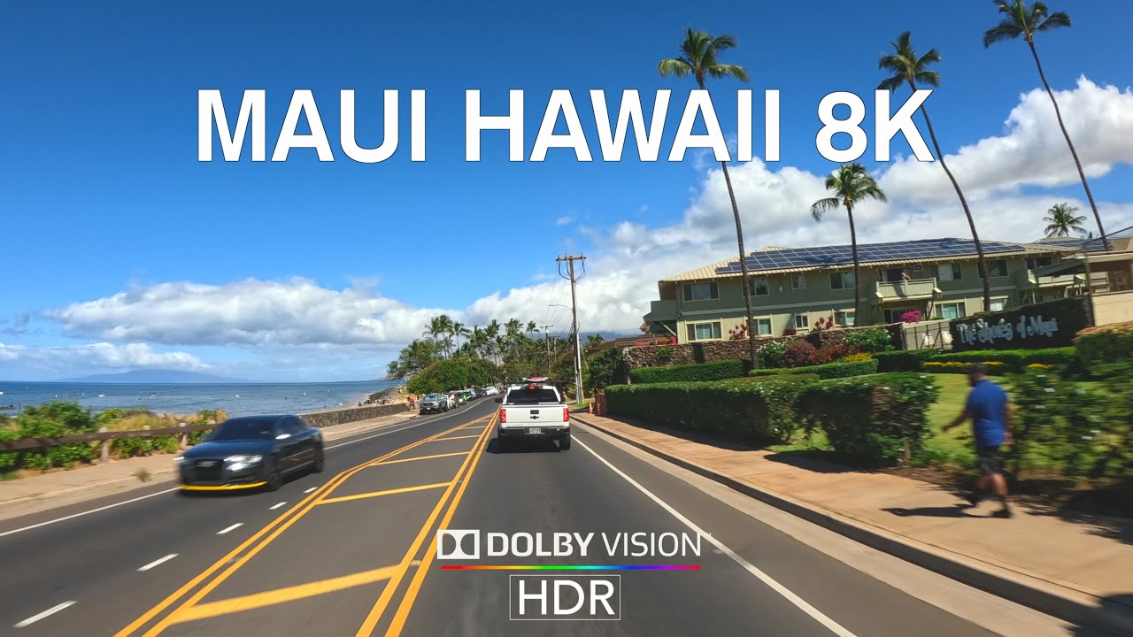 Driving Maui Hawaii in 8K HDR Dolby Vision