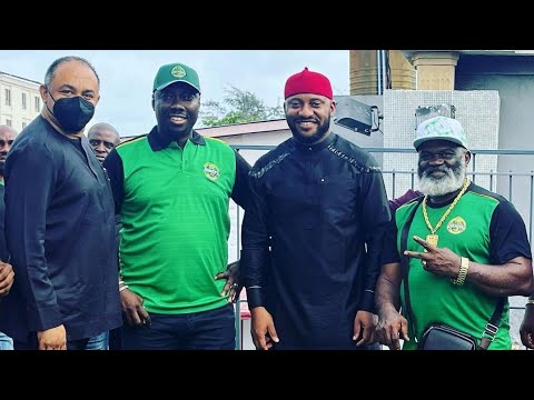Yul Edochie kick off Presidential Campaign As He work With DaddyFreeze, Obi Cubana & Others