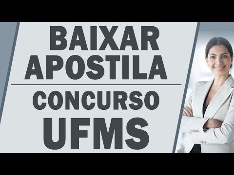 BAIXAR APOSTILA Concurso UFMS para Técnico Administrativos