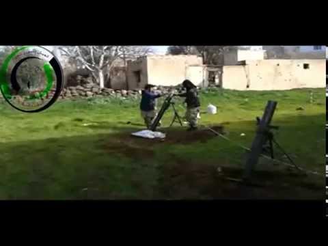 استهداف مقرات النظام المتمركزة في جسر ازرع في ريف درعا بقذائف الهاون من قبل الفرقة 90