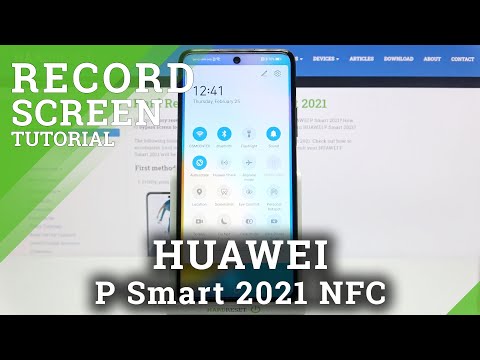 How to Record Screen on HUAWEI P Smart 2021 NFC – Start Screen Recording
