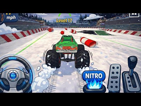 🛻Mega Ramp Challenge!Super Crazy GT Monster Truck Racing Stunts | Android Gameplay #6 | DDK Games