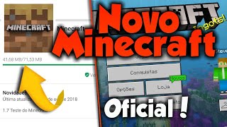 INCRÍVEL! SAIU NOVO MINECRAFT DE GRAÇA OFICIAL DA MOJANG! NOVO MINECRAFT TESTE - DE GRAÇA!📱