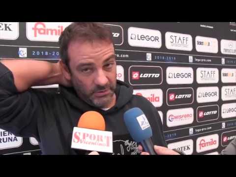 CALCIO - Mister Colella (LR Vicenza) prima del Sudtirol al Menti