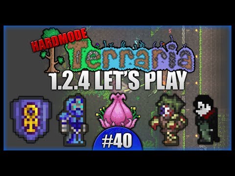 Ankh Shield! Shroomite Armour! Surprise Eclipse! || Let's Play Terraria 1.2.4 [Episode 40]