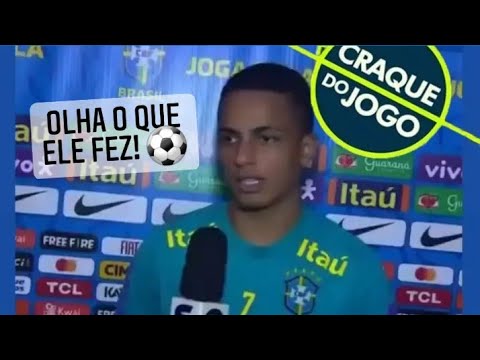 1 gol, 2 assistências e CRAQUE do jogo: Giovani ARREBENTOU no amistoso da Seleção Brasileira Sub-20