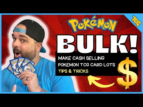 Make Money Selling Pokémon Card Bulk Lots and Singles!