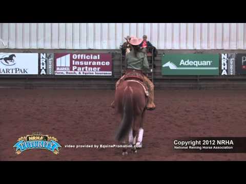 Smart Lookin Juice ridden by Kaci O'Rourke - 2012 NRHA Futurity Youth 14-18