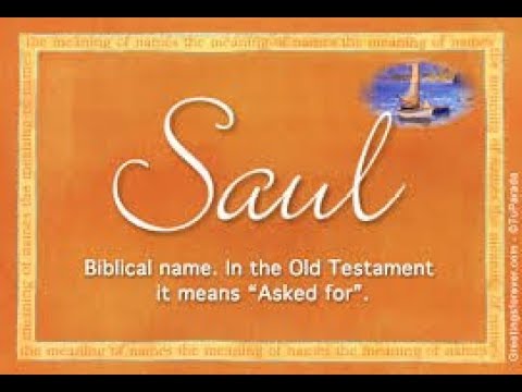 2 3 20 Saul will kill you Pt I Pastor David Lankford