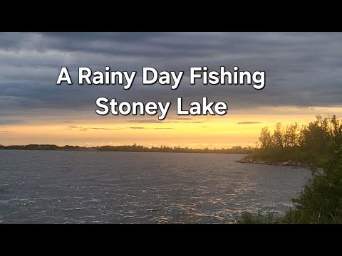 A Rainy Day Fishing At Stoney Lake.