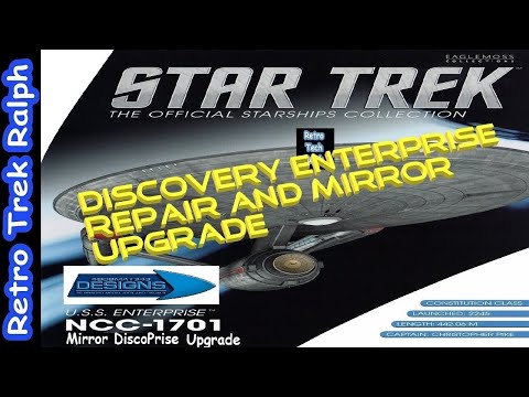 Star Trek Discovery: Bonus: Enterprise Fix + Mirror Upgrade.Model Review By Eaglemoss/Hero Collector