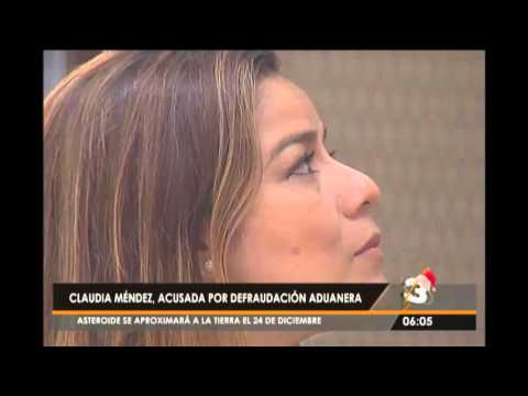 Claudia Méndez es acusada formalmente de corrupción