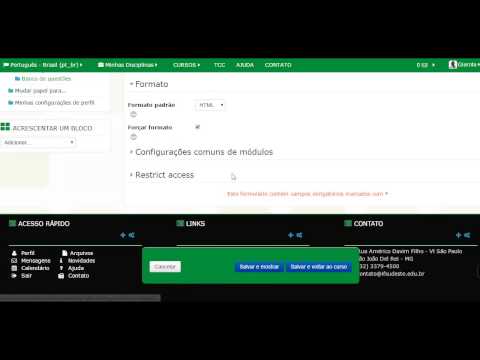 Como criar um wiki no moodle