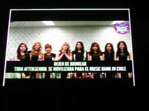 Pre Music Bank Chile!, Saludo After School