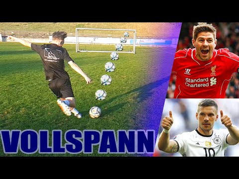 Shooting Technique Tutorial: Full Instep - Shooting Technique like Lukas Podolski or Steven Gerra...
