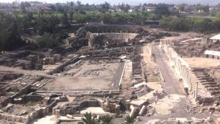 preview picture of video 'Beit Shan archeological site (2)'