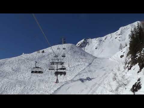 Risalita integrale seggiovia Leitner "La Parsa" - Chamonix Mont Blanc / Télésiège / Chairlift / 吊椅索道