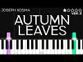 Autumn Leaves EASY Piano Tutorial