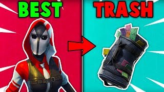 5 BEST SKINS WITH TRASH BACKBLINGS in Fortnite Battle Royale!