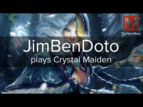 JimBenDoto plays carry Crystal Maiden (26-0-17) Full-game