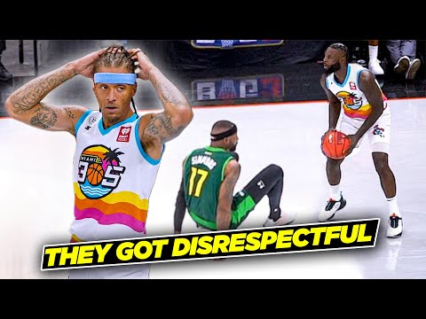Lance Stephenson & Michael Beasley Get DISRESPECTFUL at The Big 3 | Miami vs Boston