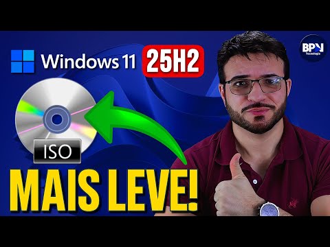 BAIXE AGORA o Windows 11 25H2 Mais Novo e com ISO Mais Leve!