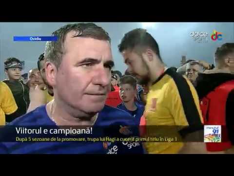 Gheorghe Hagi dupa ce Viitorul a castigat titlul  Viitorul 1-0 CFR Cluj