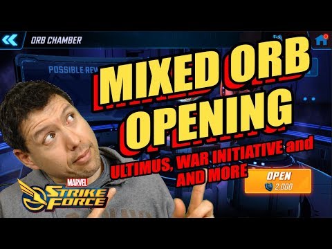 Mixed Orb Opening - Ultimus, War Initiative and More- Marvel Strike Force