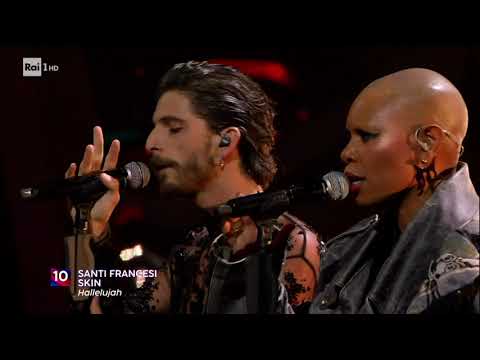 Santi Francesi con Skin - Hallelujah {LIVE AUDIO + PHOTOS - SANREMO 2024}