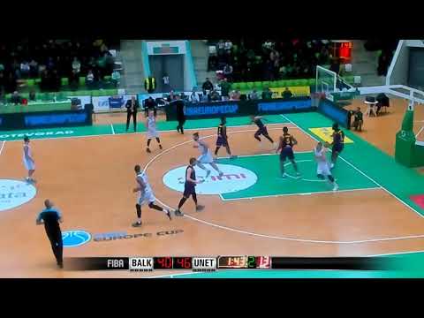 Alex Gavrilovic with 19 Points, Balkan vs UNET Holon, FIBA Europe Cup, Round of 16
