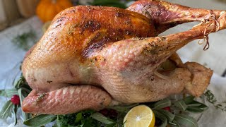 EASY Turkey Recipe |  Dry Brined + Oven Roasted Turkey Recipe