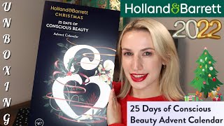 Holland And Barrett Beauty Advent Calendar 2022 Unboxing