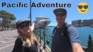 Boarding Pacific Adventure - Tasmania Cruise December 2024