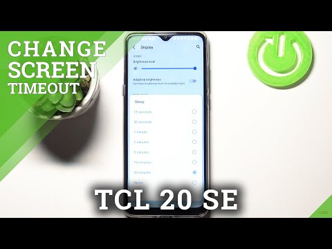 How to Change Screen Timeout in TCL 20 SE – Change Screen Display