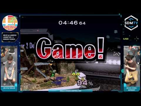 Melee @ LDL #25 - SSBM-T | TinoJoe vs. 12YAN | satdaddy - Singles WSF - Melee