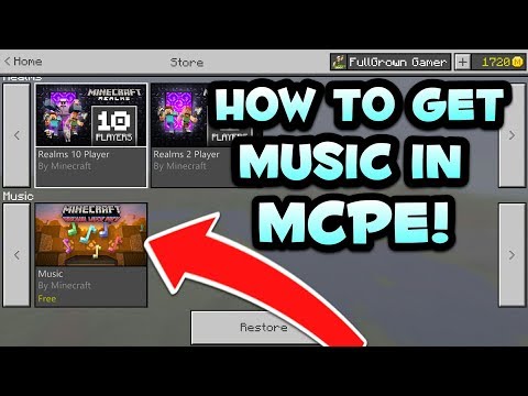 How to Get Ingame Music in Minecraft PE | Background music for Minecraft Pocket Edition