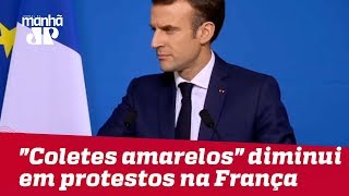 Adesão dos “coletes amarelos” diminui em protestos na França