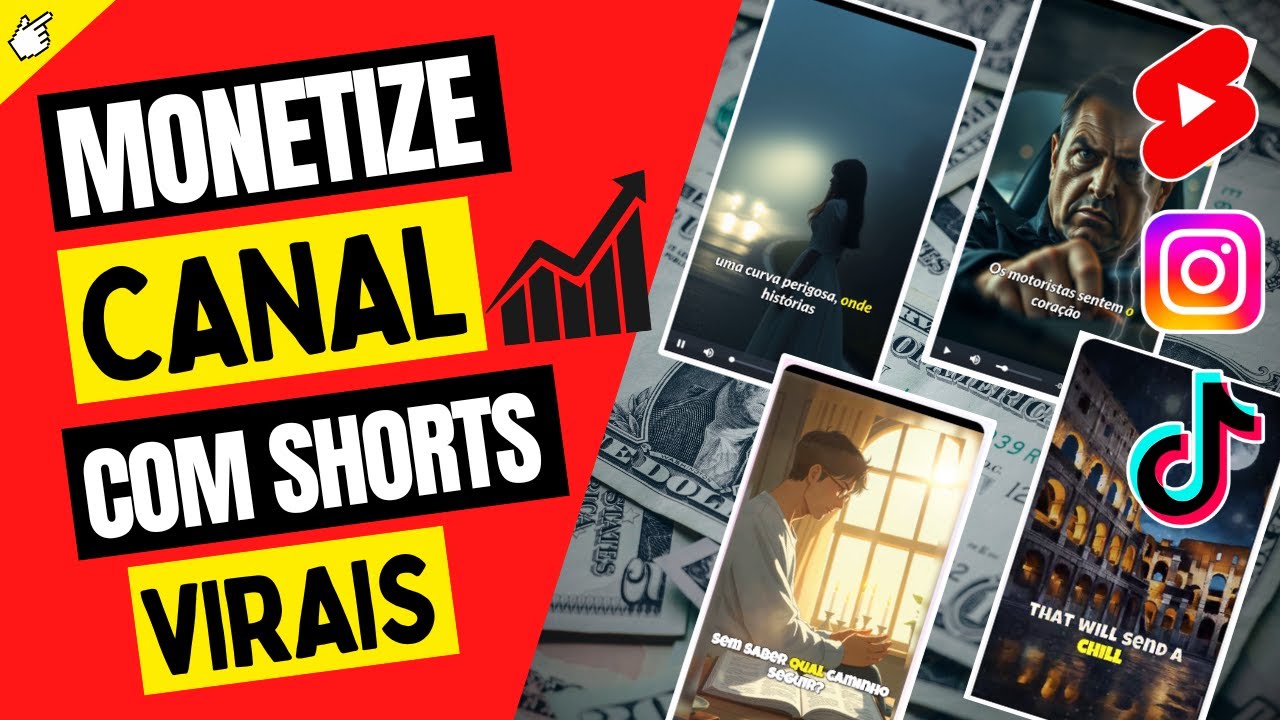 💵Como GANHAR DINHEIRO com Shorts VIRAIS Usando IA [Passo a Passo 2024]