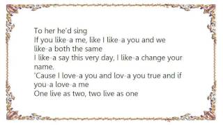 Judy Garland - Under the Bamboo Tree Lyrics