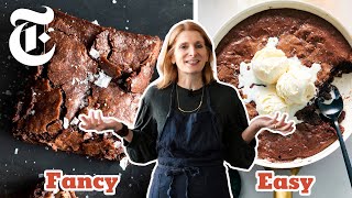 Easy Brownies vs. Fancy Brownies | Shortcut vs. Showstopper | Melissa Clark | NYT Cooking