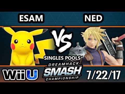 DHATL17 Smash 4 - PG | ESAM (Pikachu) Vs. Ned (Cloud) - WiiU Singles Pools - Smash Wii U