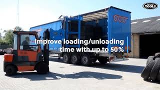 Easy Stacker 1200 – ideal for truck tyre handling!