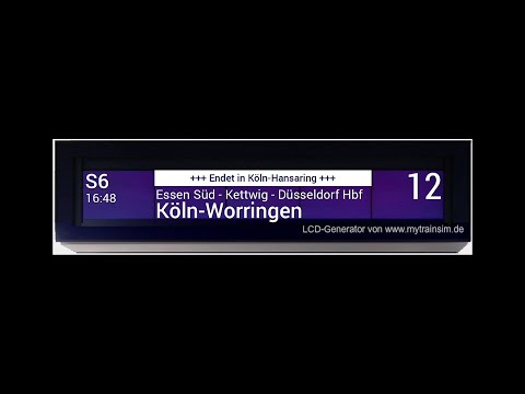 Bahnsteigansagen (Blechelse) Essen Hbf