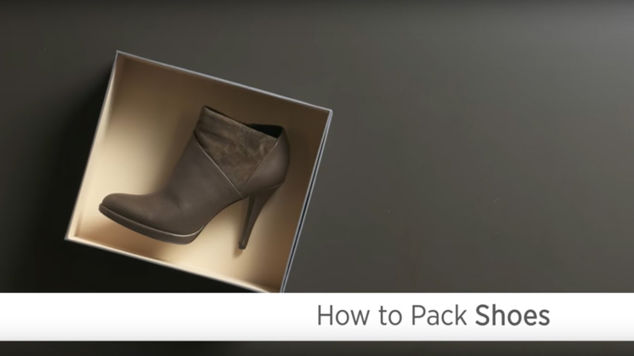 How to Pack Shoes