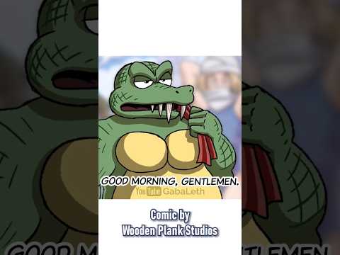 When King K. Rool takes a shower at the Smash House