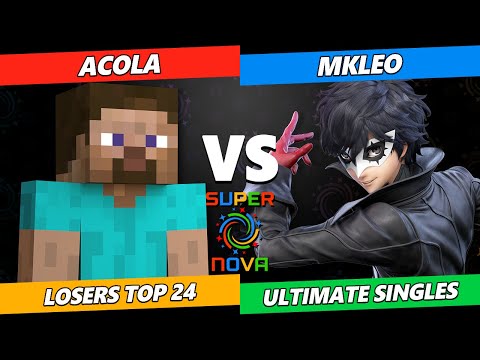 Supernova 2024 - Acola (Steve) Vs. MkLeo (Joker) Smash Ultimate Tournament