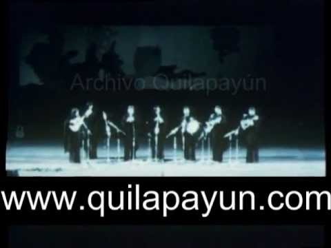 Quilapayún 1975 - Con el alma llena de banderas [VIDEO EN VIVO]