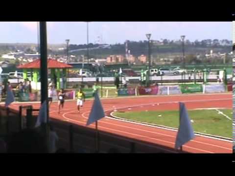 Final 400 m planos Categoría 35-39. Nacional Máster Morelia, 26-7-2013.