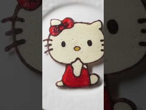 팬케이크 아트(Pancake Art) 산리오_헬로키티(SANRIO_Hello Kitty, サンリオ_ハローキティ)_shorts