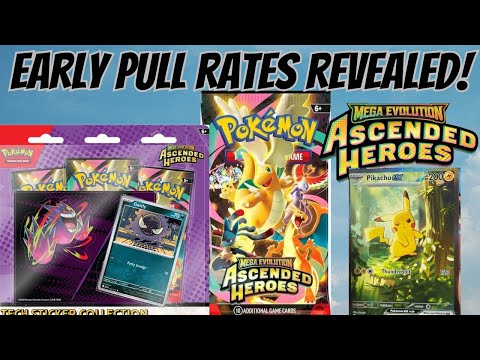 Ascended Heroes Early Pull Rates Revealed!! 